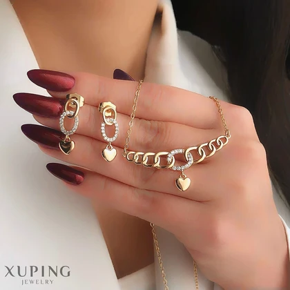 نیمست کارتیر قلب‌آویز ژوپینگ (با زنجیر)