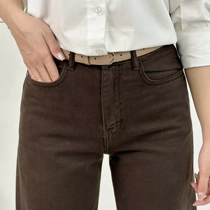 شلوار جین نیم بگ 1008252