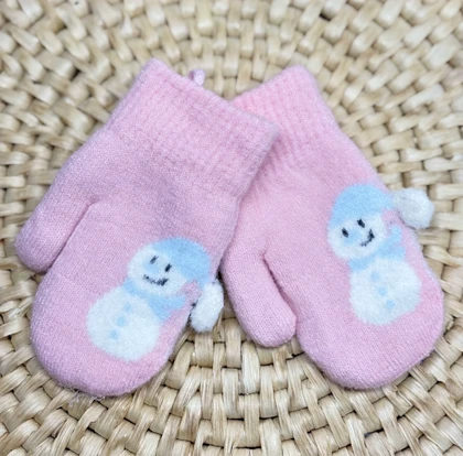 دستکش بچگانه بافتی کپی