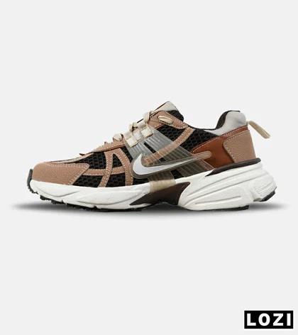 کفش کتانی مردانه و زنانه مشکی قهوه ای Nike cushlon مدل 7598