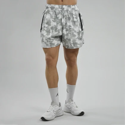 شلوارک ورزشی مردانه نایک مدل Mub-NK 018 چریکی سفید