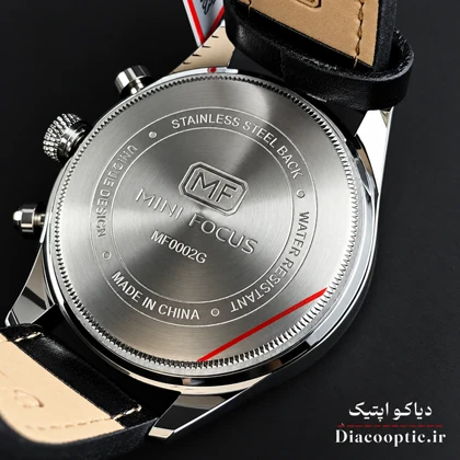 ساعت مچی مردانه اورجینال موتور ژاپن برند مینی فوکوس سه موتور مدل Mf0002G.03 بند چرم