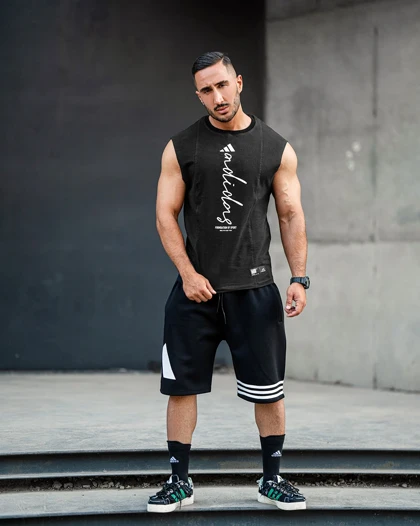 رکابی ورزشی وست ADIDAS مشکی فری سایز