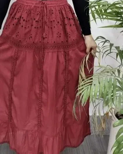 دامن خامه دوزی سلن