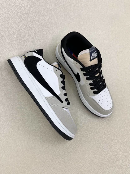 کتانی زنانه ایر جردن وان لو اسکات تراویس نایک AIR jordan 1 | کتانی ونس زنانه ایر جردن وان لو اسکات تراویس نایک AIR jordan 1 low Travis Scott کد 943 کد 351