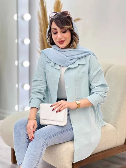 مانتو پشت دکمه ستایش