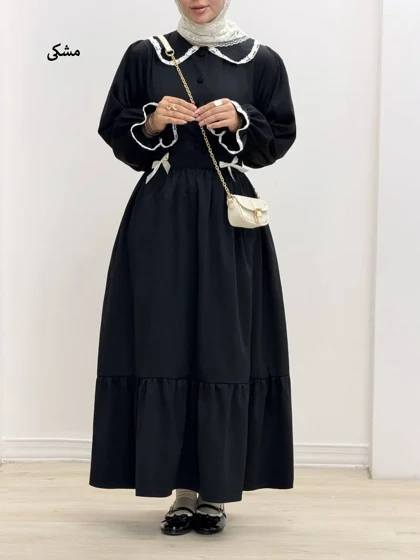 6941-پیراهن بلند عروسک