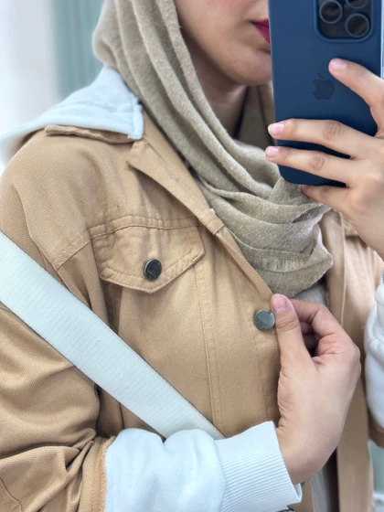 مانتو کتان دورس ترکیبی