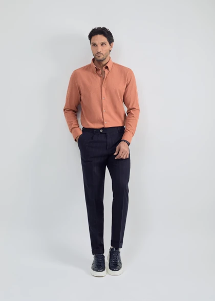 پیراهن یقه دکمه دار 2520102