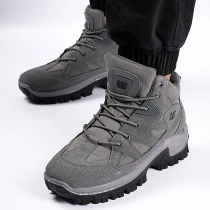 نیم بوت مردانه اسپرت کوهنوردی مدل caterpillar کاترپیلار رنگ طوسی کد 2563