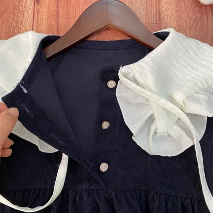 پیراهن مخمل کبریتی مدل دل آسا