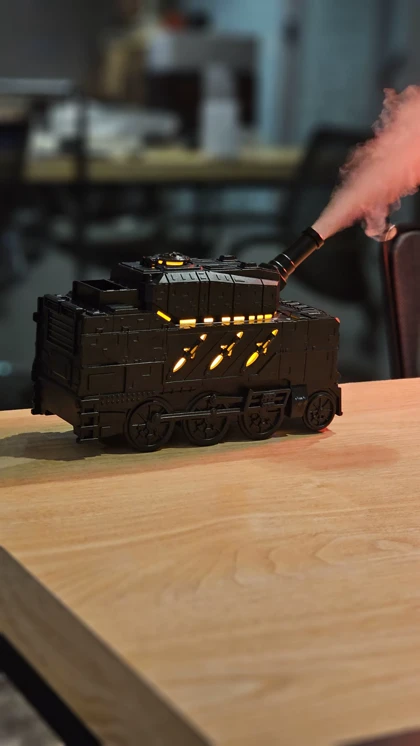 دستگاه رطوبت‌ساز و خوشبوکننده طرح قطار بخار وینتیج مدل vintage Train 300