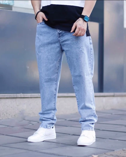 شلوار مافیت یخی مردانه پارچه کجراه پنبه کد 66