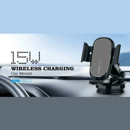 هولدر موبایل ماشین و شارژر وایرلس الدنیو Ldnio مدل MW21