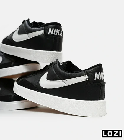 کفش نایک مردانه و زنانه مشکی سفید Nike Blazer Low 77