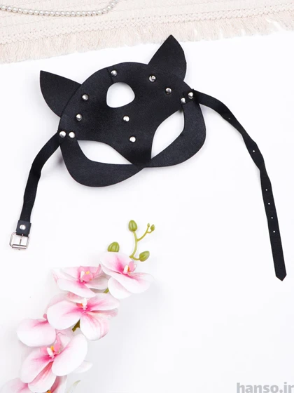 نقاب چرم گربه ای فانتزی کد 6167
