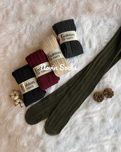 جوراب شلواری طرح گندم