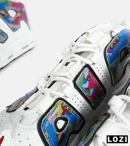 کفش کتانی مردانه و زنانه سفید NIKE Air More Uptempo '96