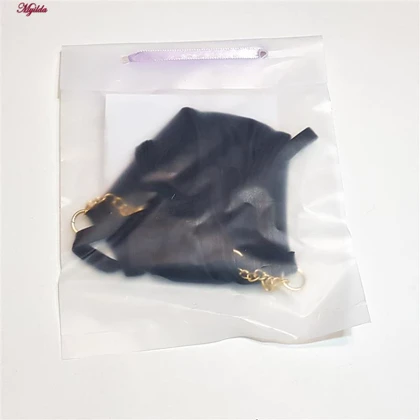 شورت زنانه مدل زنجیردار فانتزی مشکی کد 4767-13-02
