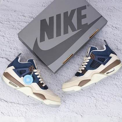 نایک ایر جردن 4 کرم سرمه ای (Nike Air Jordan 4)