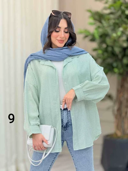 شومیز طرح دار دایانا