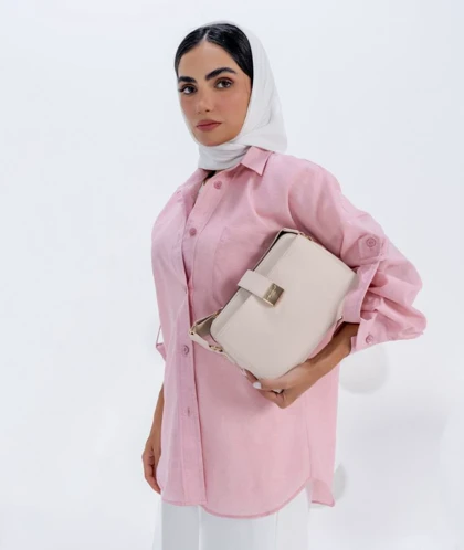 کیف دوشی زنانه دخترانه بدون دسته با بند بلند قابل تنظیم اسپرت چرم مصنوعی دیوید جونز DAVIDJONES