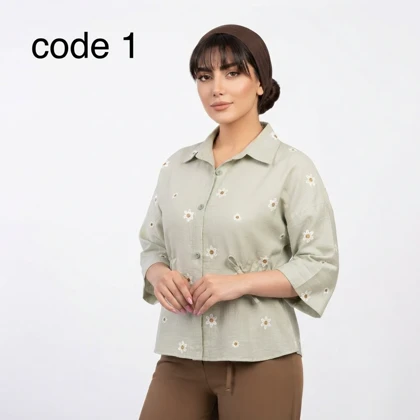 شومیز شیشه‌ای مدل شهلا علیدسا