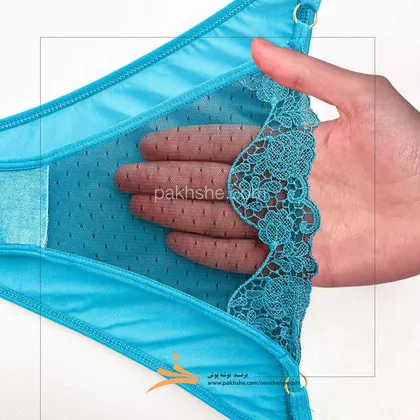 ست جکدار فیروزه ای مخملی فنردار برند نوشه پوش