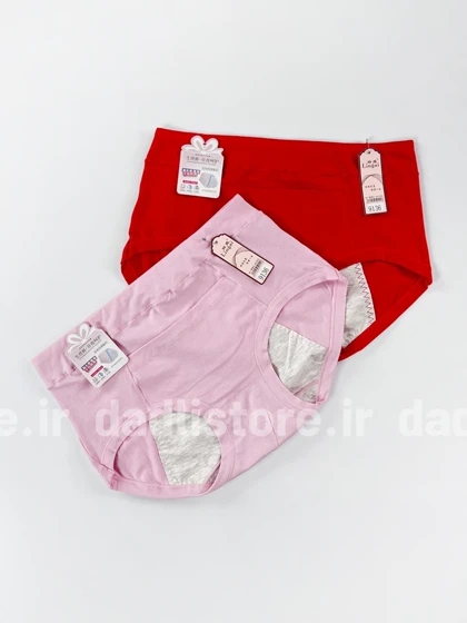 شورتکس قاعدگی نخ پنبه جیب‌دار