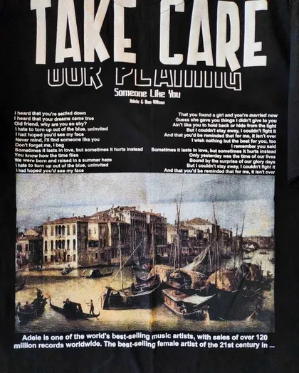 تیشرت سایز بزرگ TAKE CARE