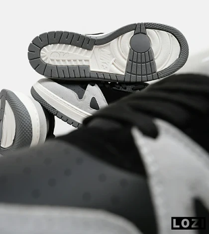کفش کتانی مردانه مشکی طوسی نایک NIKE SB