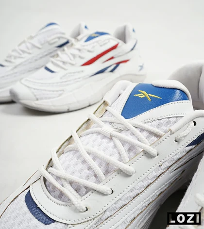 کفش کتانی سفید قرمز آبی مردانه reebok CROSS FIT