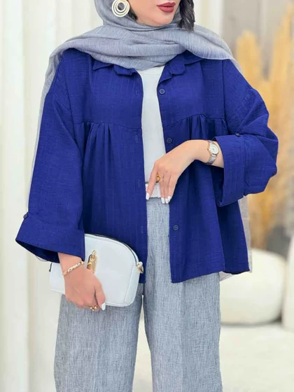 مانتو چین‌دار نیارا
