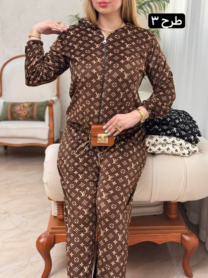 سویشرت شلوار مخمل 3493