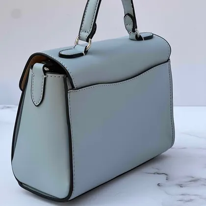 کیف کوچ دسته دار آبی (کد 614)