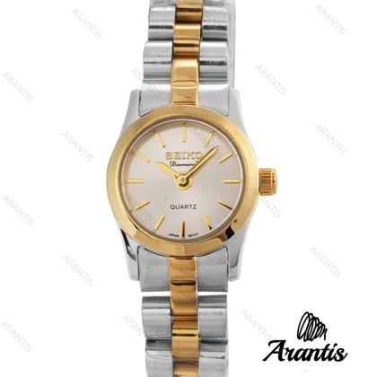 ساعت زنانه سیکو Diamond سیلور طلایی w-10195