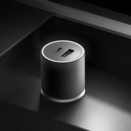 شارژر فندکی فست شارژ شیائومی Xiaomi اصل مدل MDY-16-ER توان 100 وات