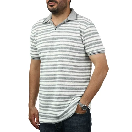 پولوشرت آستین کوتاه بافت مردانه سیزر مدل 15411864