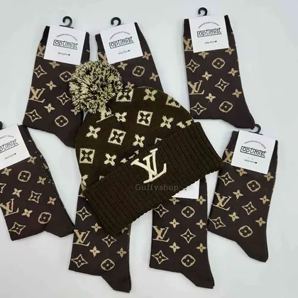 کلاه بافت LV