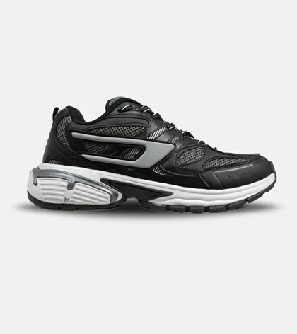 کفش کتانی مردانه مشکی خاکستری DIESEL S-SERENDIPITY SPORT مدل 5386