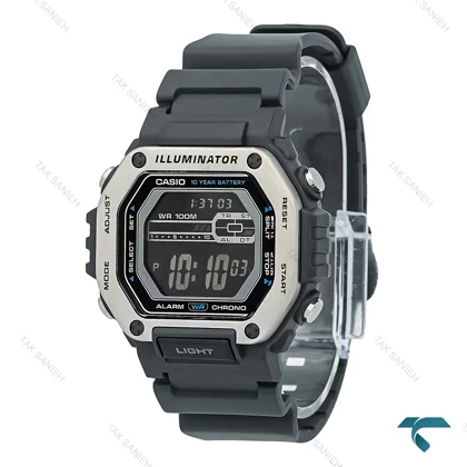 ساعت مردانه کاسیو MWD-110H-1AV سیلور طوسی Casio-7400-G