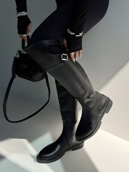 بوت ضربدی پشت زیپ