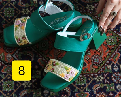 صندل پاشنه‌دار تمام طبی زنانه تابستانه 601-13