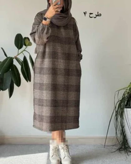 کفتان پشمی چهارخونه دیبا 3