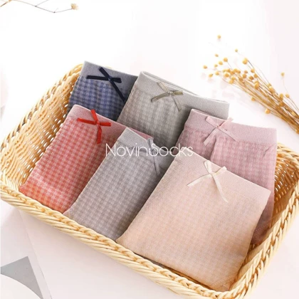 شورت چارخونه پاپیون دار1151(مناسب 38تا42)