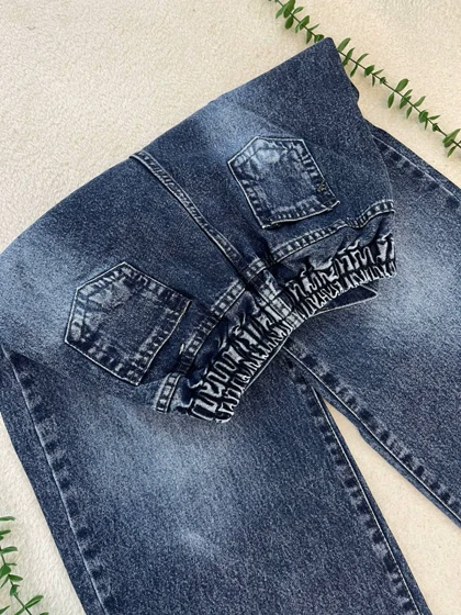 شلوار جین واید لایلا