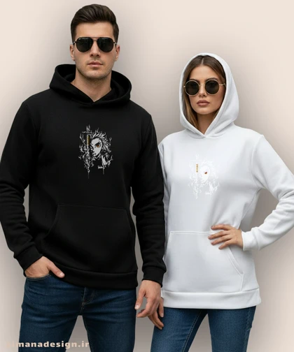 هودی مردانه و زنانه طرح شیطان کش شخصیت کیوجورو رنگوکو کد 903