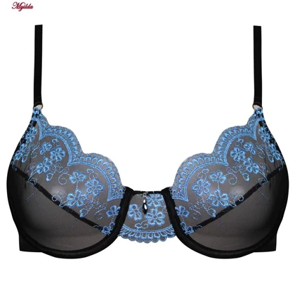 ست شورت و سوتین زنانه فیتن مدل فنردار گیپور مشکی کد 4952-3