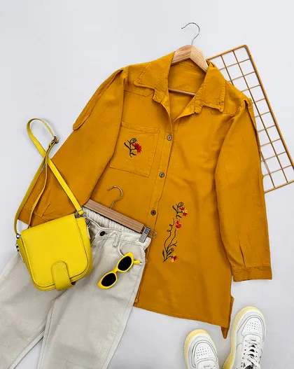 شومیز گلدوزی شده(72)کد 3605