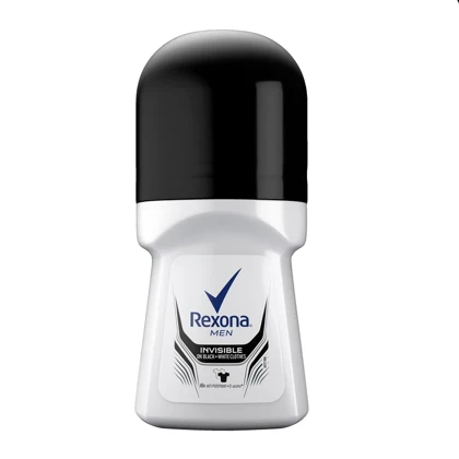 رول ضد تعریق مردانه رکسونا Invisible مناسب لباس سیاه و سفید 50ml